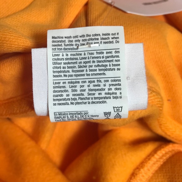 PRICE FIRM!!!!! UO. Champion EXCL LIM ED REVERSE WEAVE M Orange - Picture 5 of 8